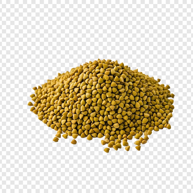 PSD fenugreek isolated on transparent background