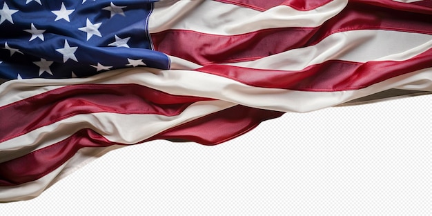 Feriado nacional americano bandeiras dos eua com estrelas americanas