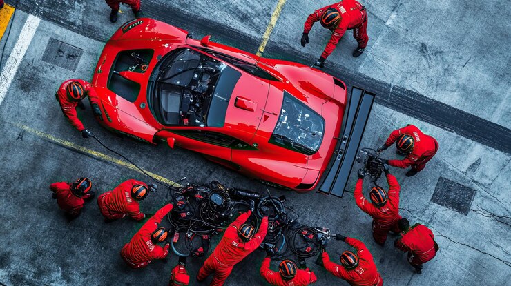 PSD ferrari se detiene en boxes