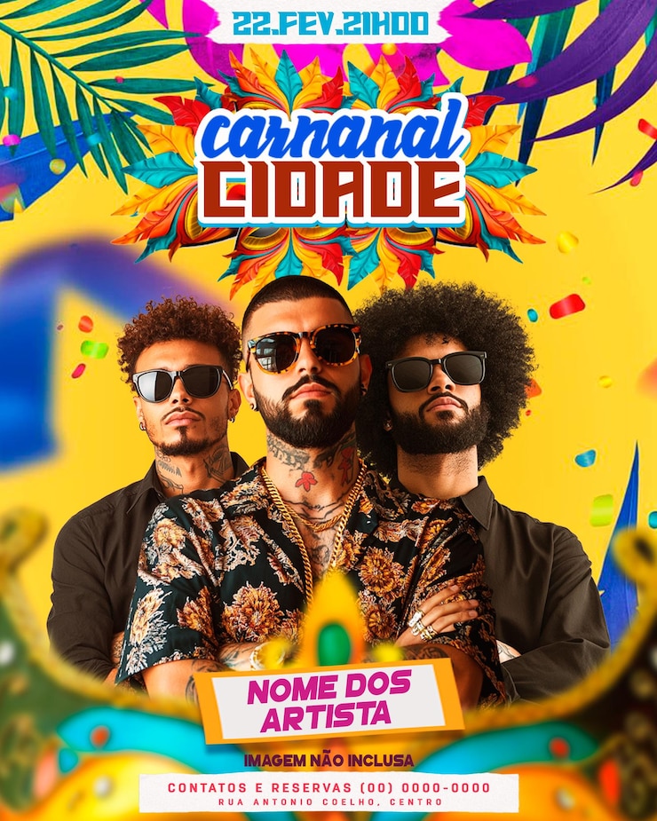 PSD festa caipirinha cerveja fria coquetéis carnaval