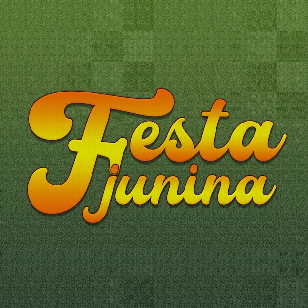 PSD festa junina festival de brasil diseño de tipografía png