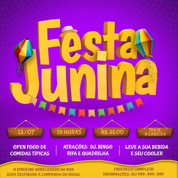 festa junina ou julina in Brasile