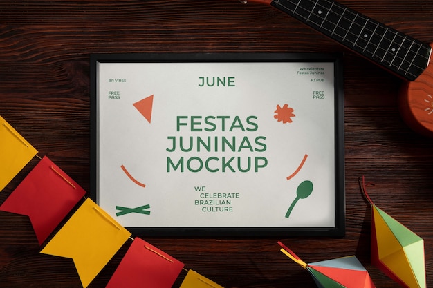 PSD festa junina-plakatmodell