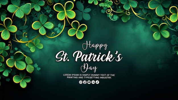 PSD fête de la saint-patrick