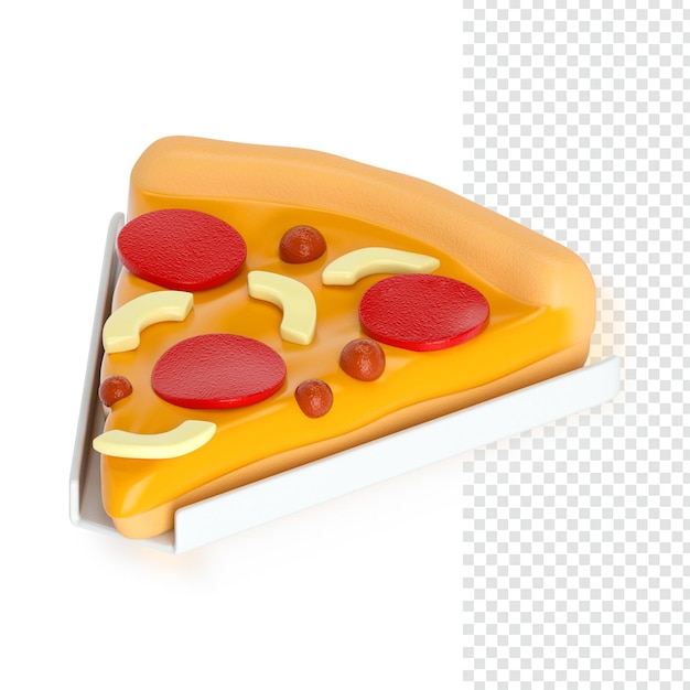 Fetta di pizza al pepperoni