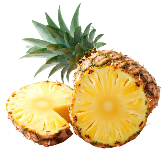 Fette di ananas maturo