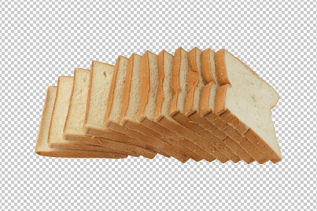 Fette di pane isolate
