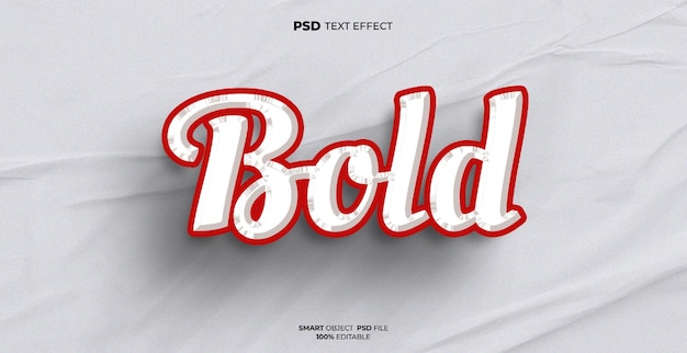 Fetter 3D-PSD-Texteffekt