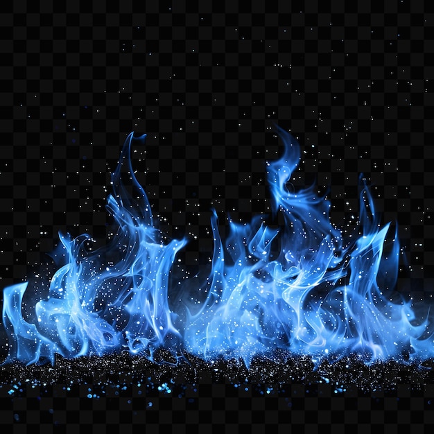 PSD un feu bleu avec le mot feu dessus