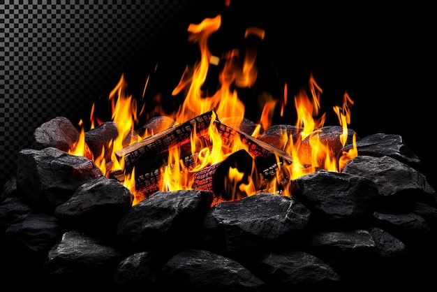 Feu de camp la nuit