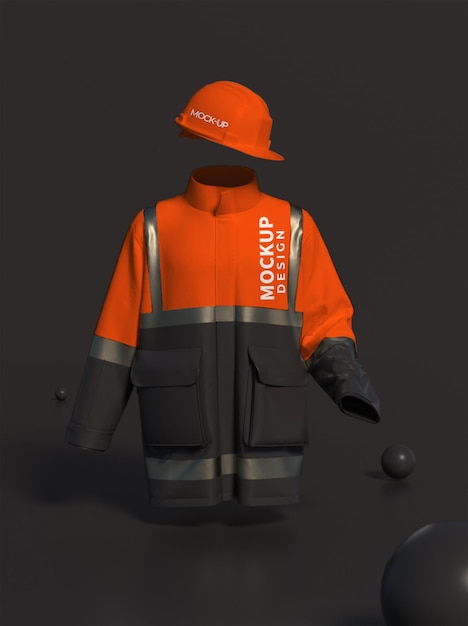 Feuerwehrmann-Outfit-Modell