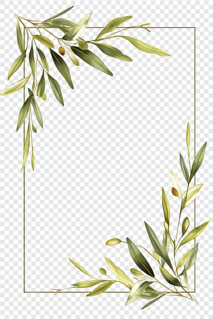 PSD les feuilles vertes d'une plante sont un symbole du jour.