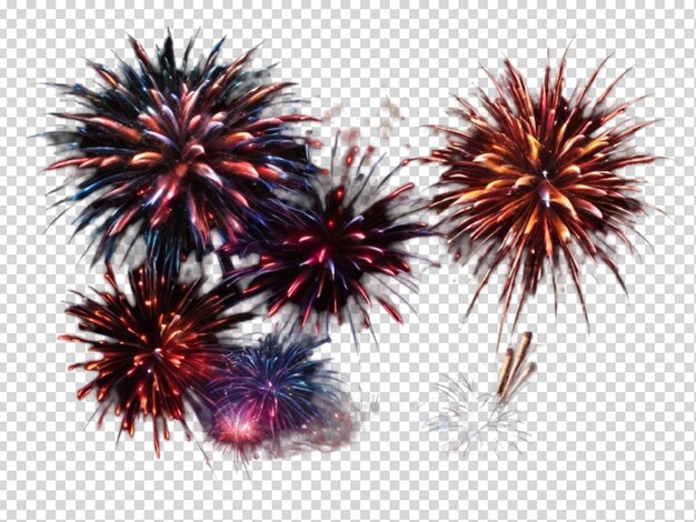 PSD feux d'artifice png