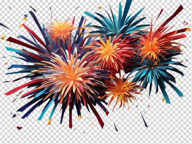 PSD feux d'artifice png