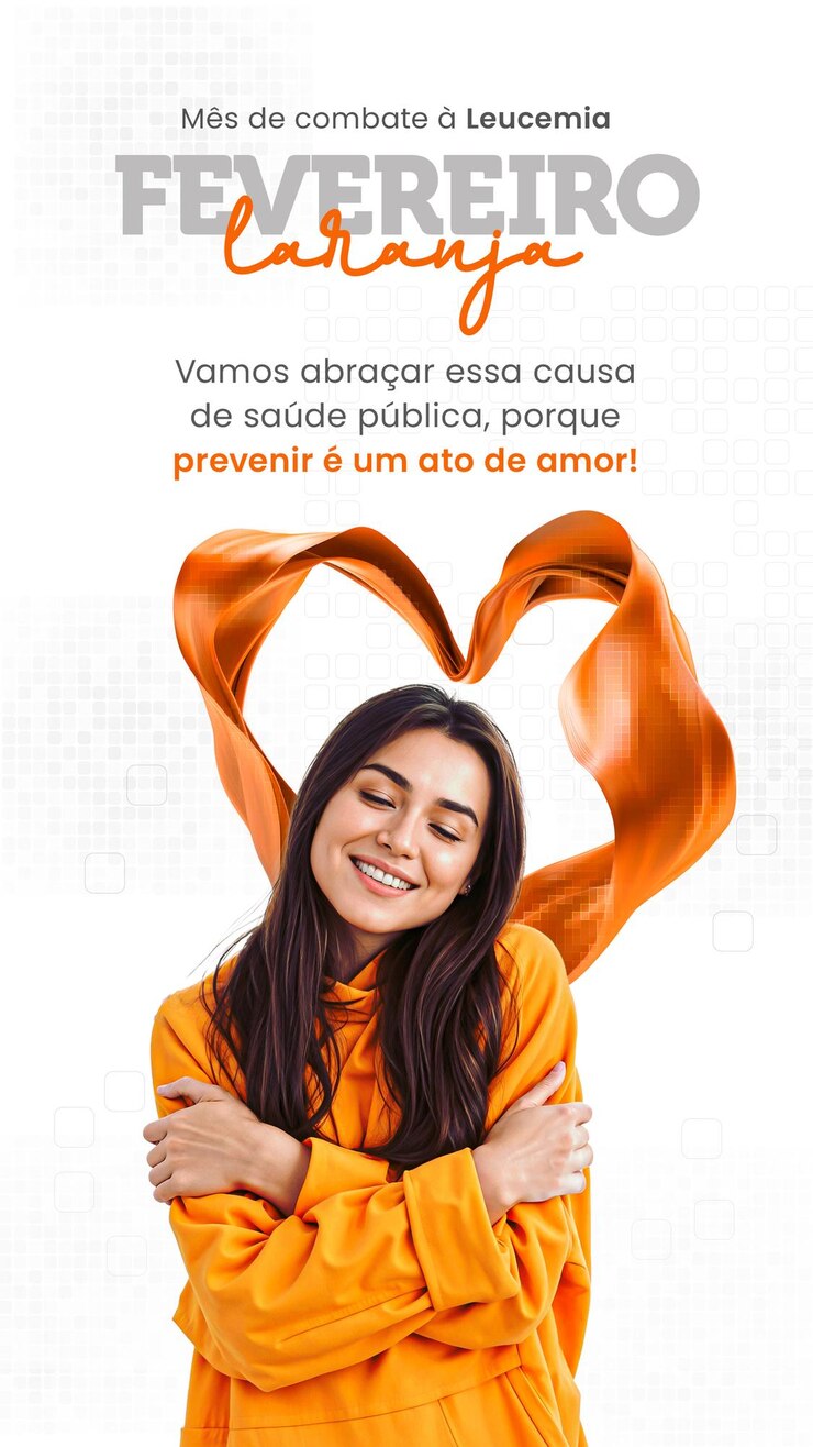 PSD fevereiro laranja mes de combate leucemia fevereiro mês laranja para combater a leucemia mídias sociais