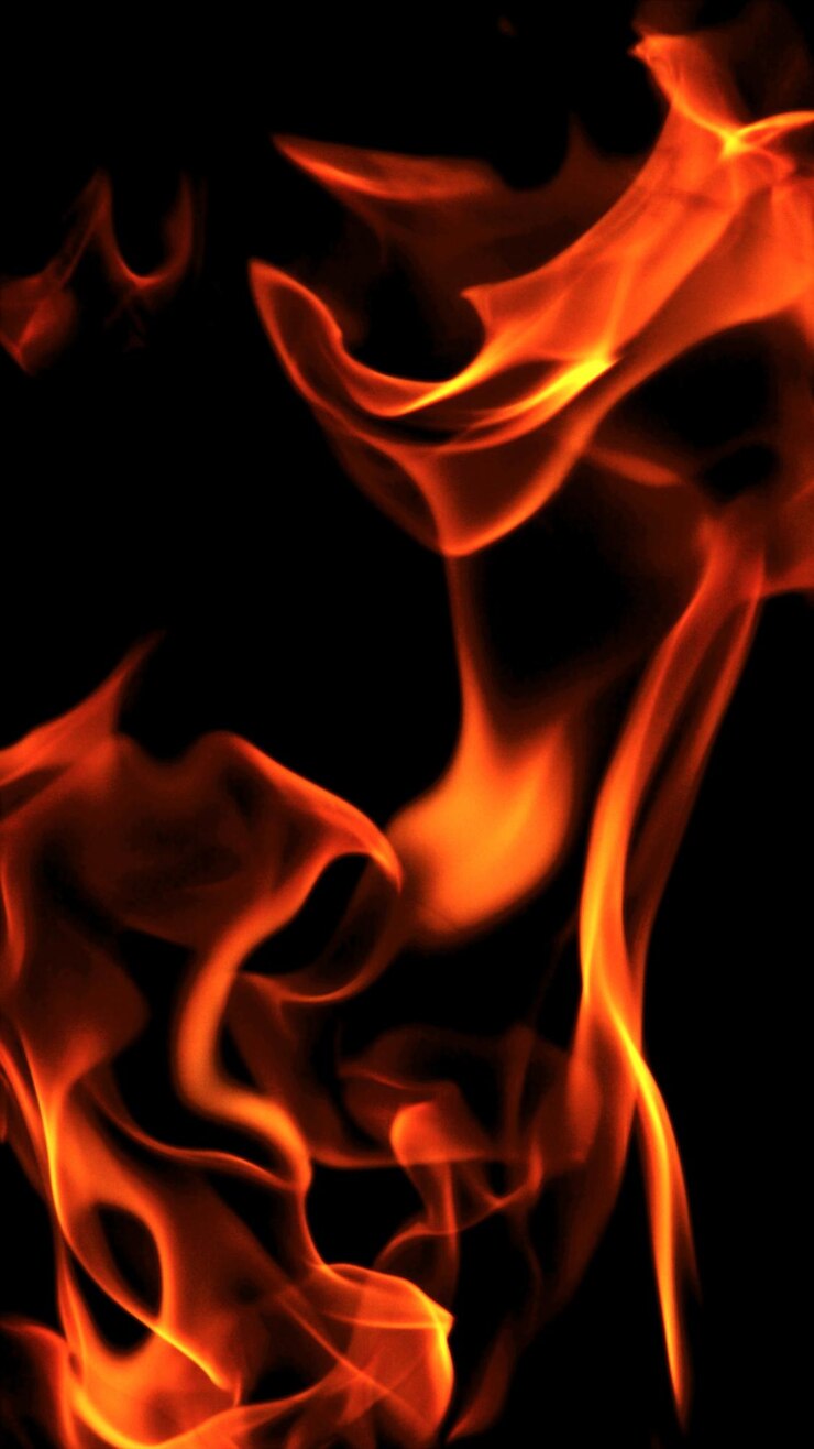 PSD fiamme di fuoco che bruciano con scintille rosse calde su uno sfondo trasparente e effetti di consistenza