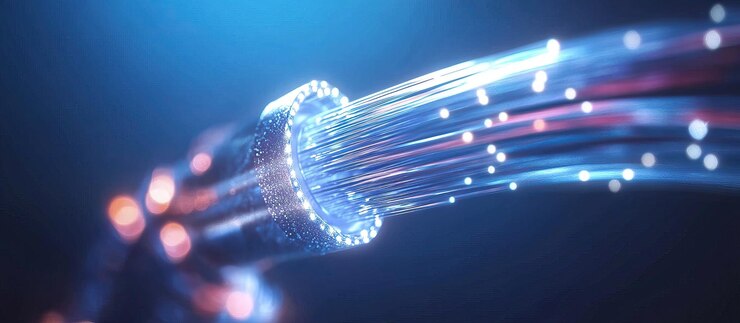 Fiber Optic Cable Closeup