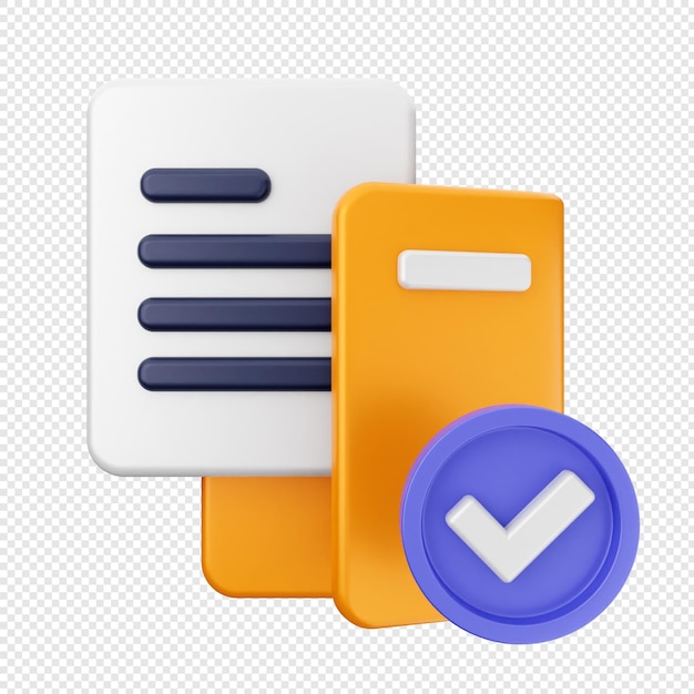 Fichier De Document De Dossier 3d