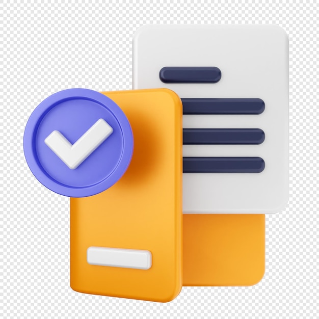 Fichier de document de dossier 3D