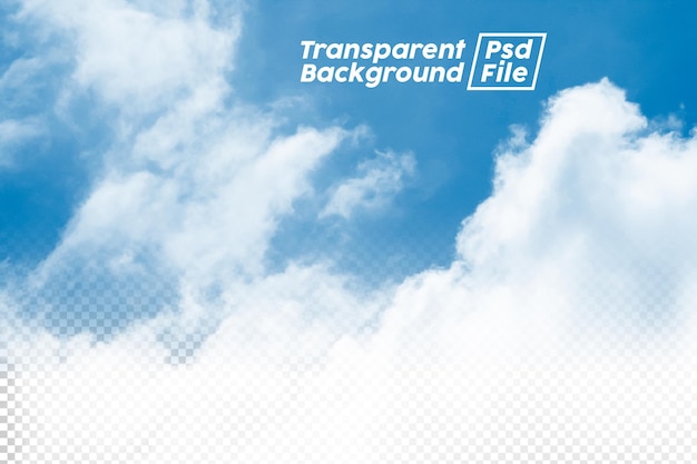 Le fichier Psd d'arrière-plan transparent Cloud Png
