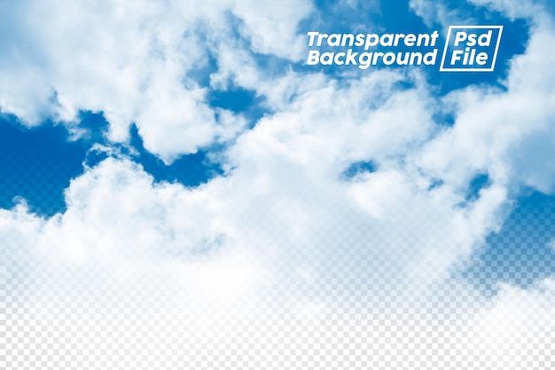 Le fichier Psd d'arrière-plan transparent Cloud Png