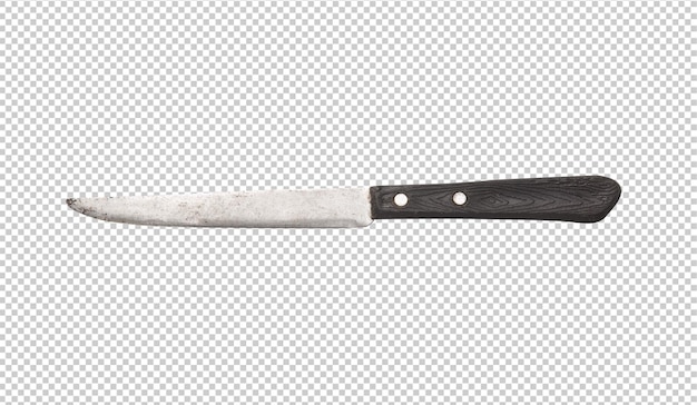 Fichier Psd de découpe de couteau en acier