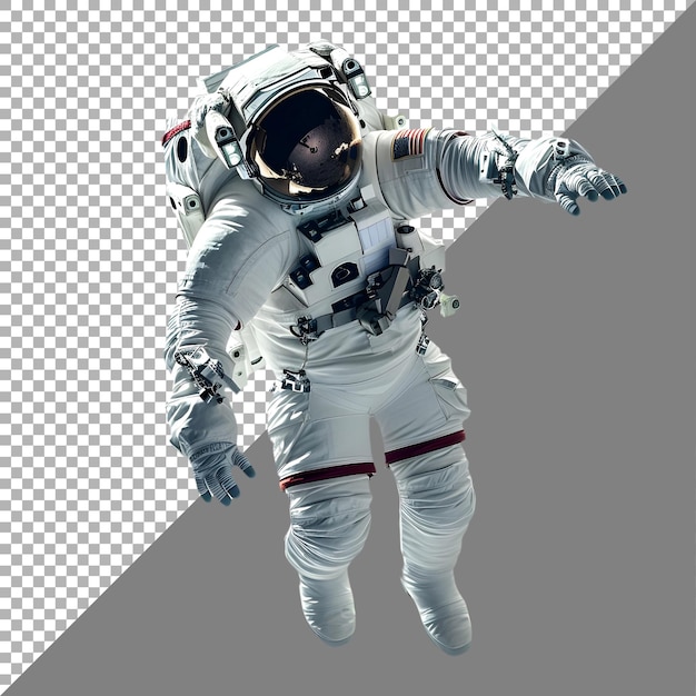 Fichier Psd Premium Png De L'astronaute Sur Un Fond Blanc