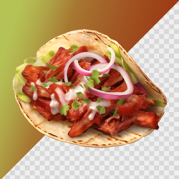 le fichier psd de tacos al pastor