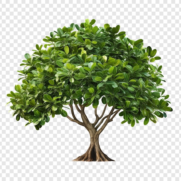 PSD ficus altissima isolado em fundo transparente