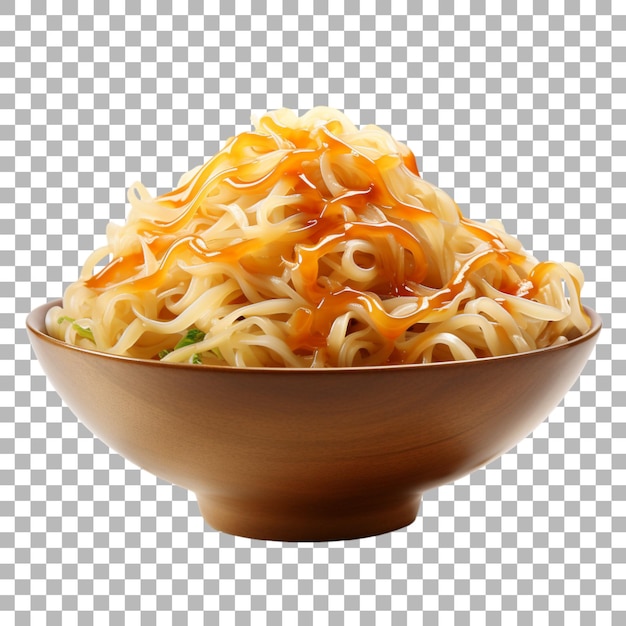 PSD los fideos en un fondo transparente