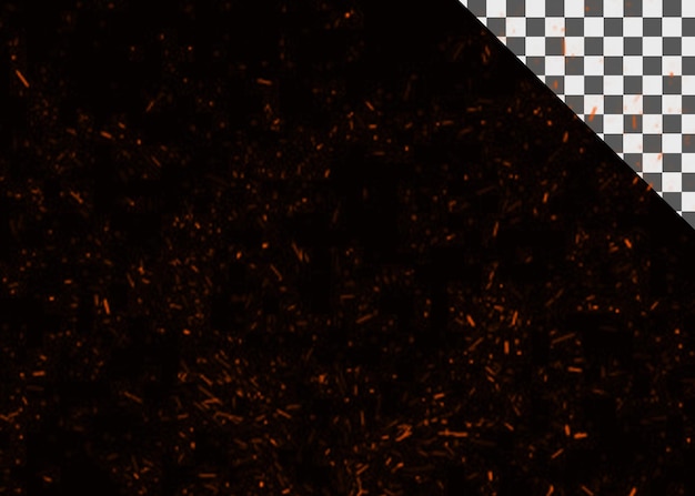 Fiery Sparks Animation Frames