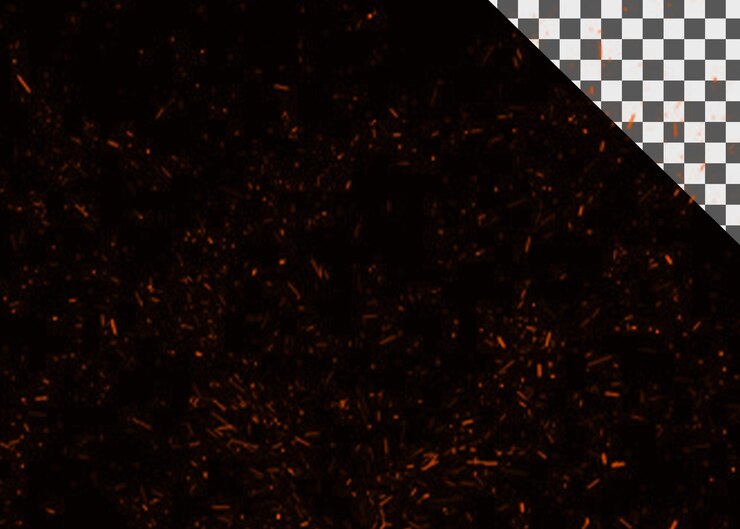 PSD fiery sparks animation frames
