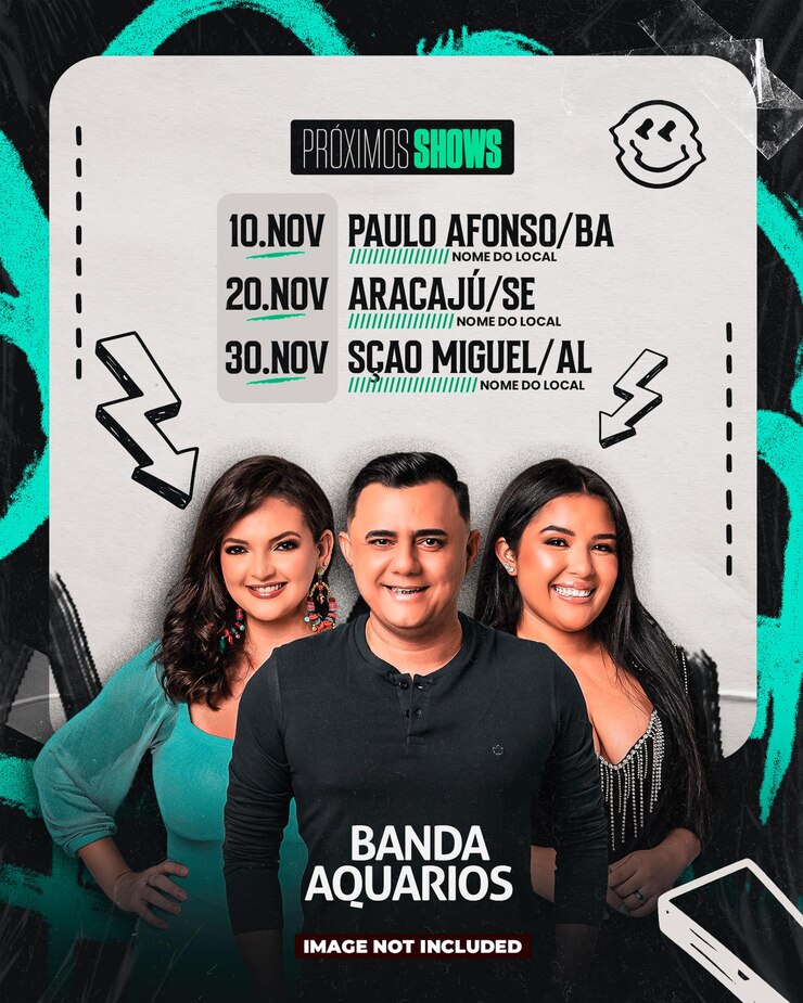 PSD fiestas y espectáculos de banderas