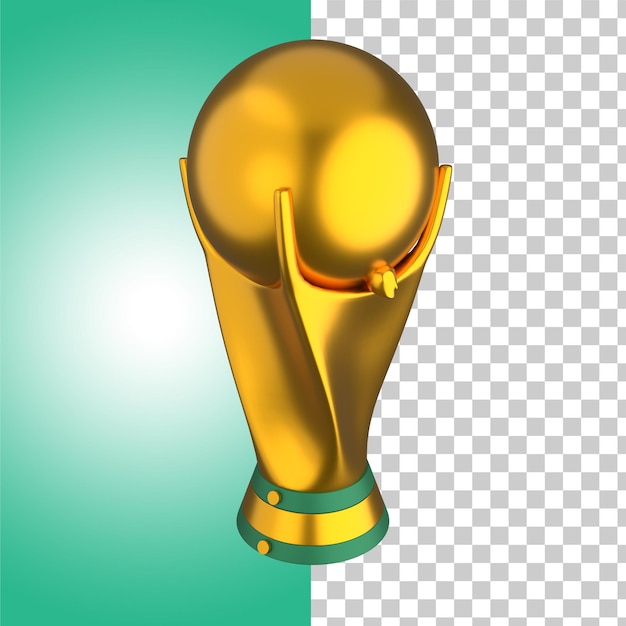 PSD fifa wm-trophäe 3d-rendering