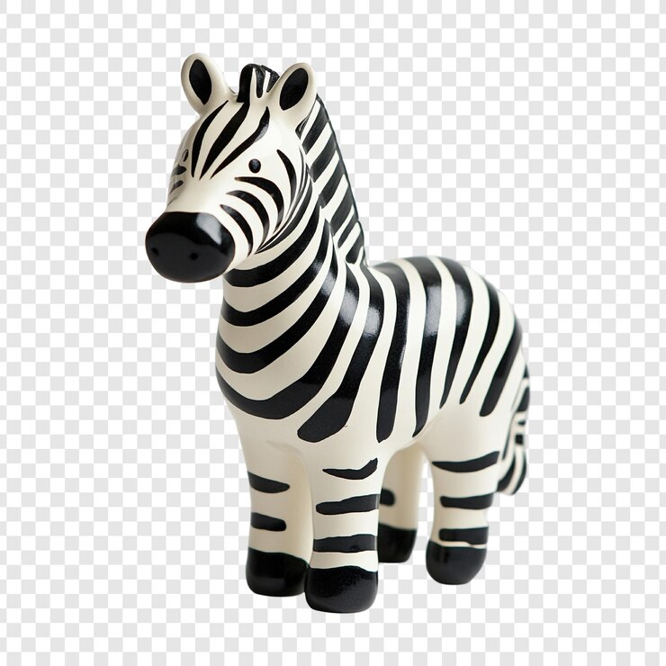 PSD una figura de cebra se muestra en blanco y negro