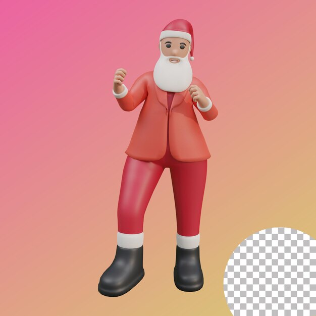 Figura navideña con camisa roja y gorro de Papá Noel dice éxito