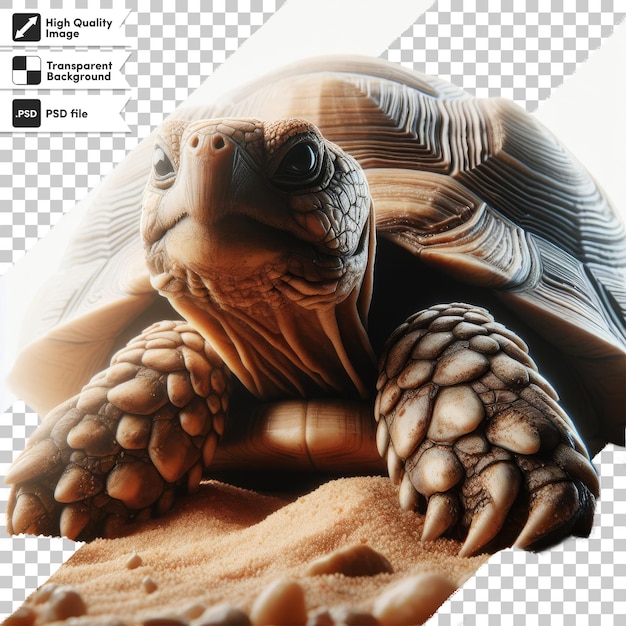 PSD una figura de tortuga se muestra en una imagen con una imagen de una tortuga en ella