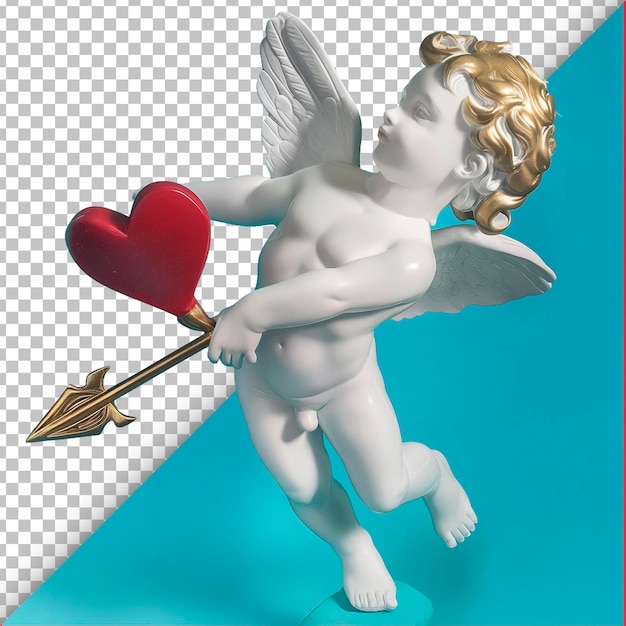 PSD figure d'eros sur un fond transparent