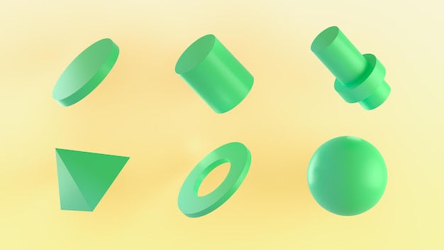Figure geometriche nel rendering 3d