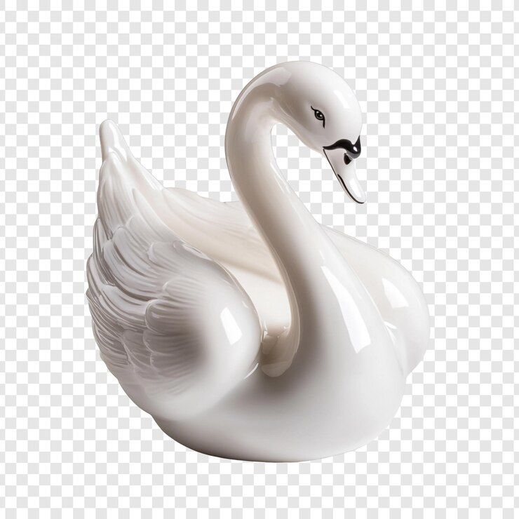 PSD figurina del cisne blanco