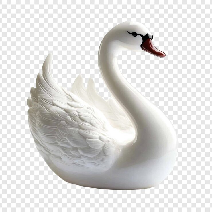 PSD figurina del cisne blanco