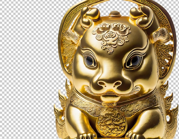 PSD figurine du zodiaque d'or chinois