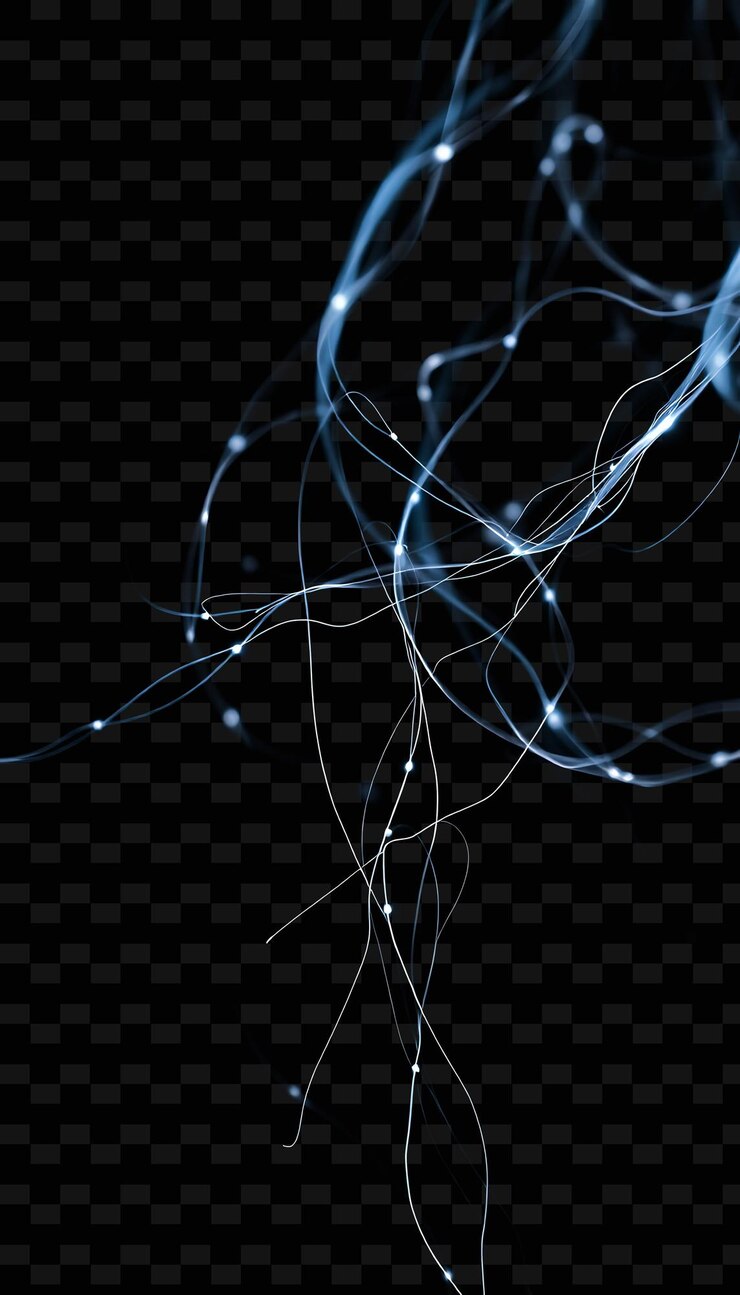 PSD filamentos aéreos delicado hilo como hilos de azul pálido hued li png luz chisporroteante textureg