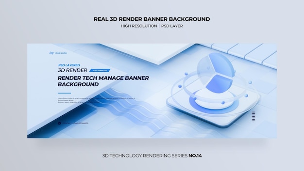 File sumber banner poster render 3D resolusi tinggi