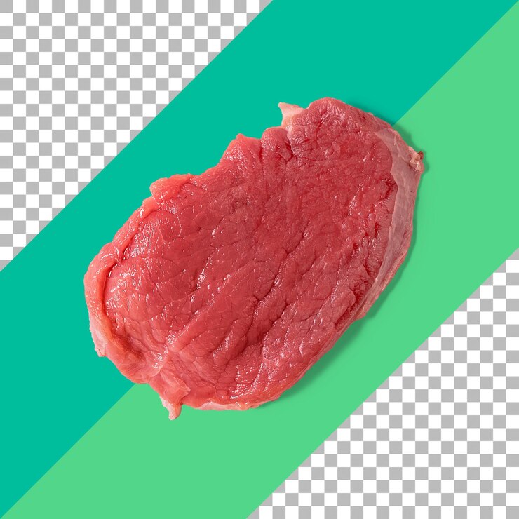 PSD filete de ternera carne aislado