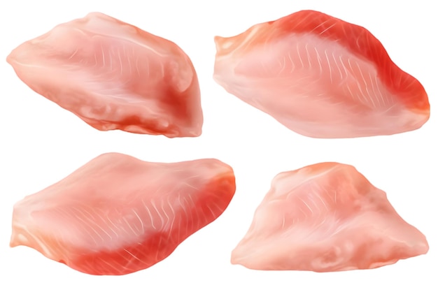 Filetes de pescado fresco