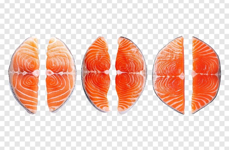 PSD filetes de salmón fresco