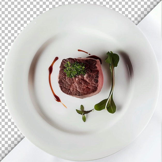 PSD fillet mignon con detalle de fondo transparente