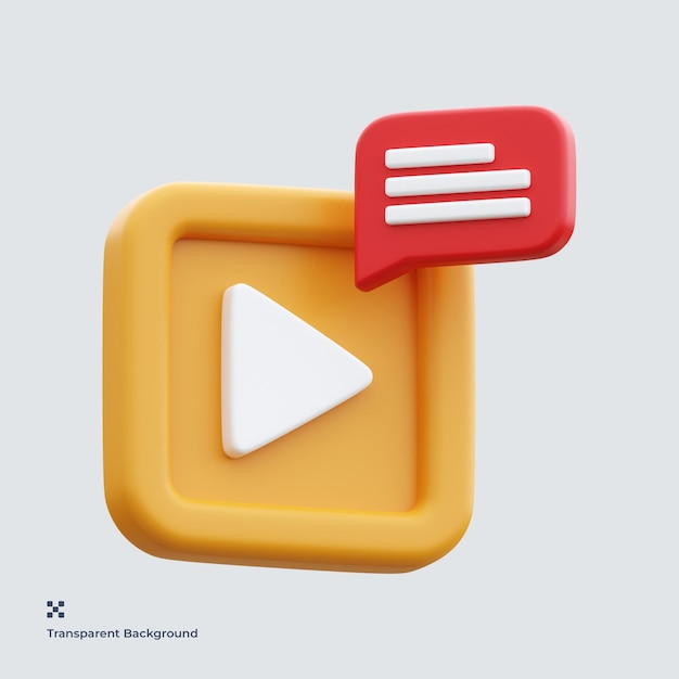 Film Review 3D Illustration