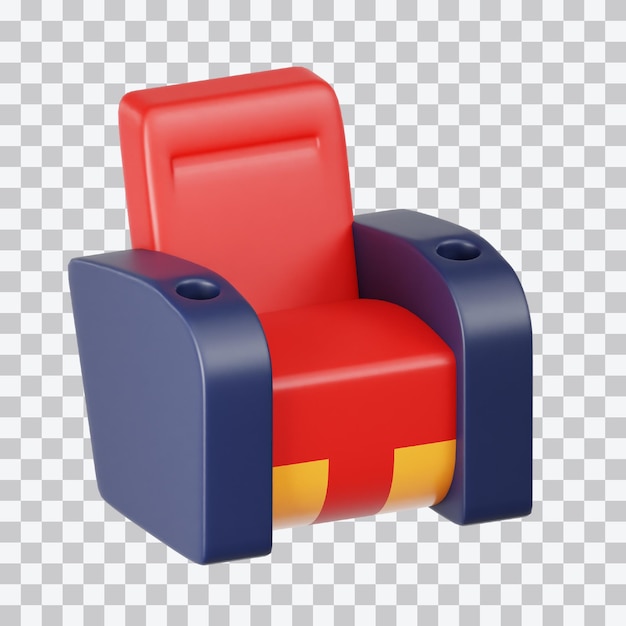 Filmstuhl 3D-Illustration